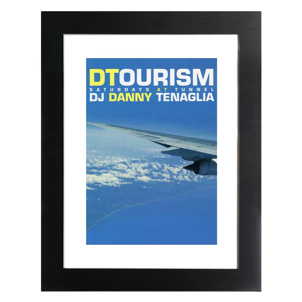 Tourism Danny Tenaglia At Tunnel A3 Framed Print-Danny Tenaglia-Essential Republik
