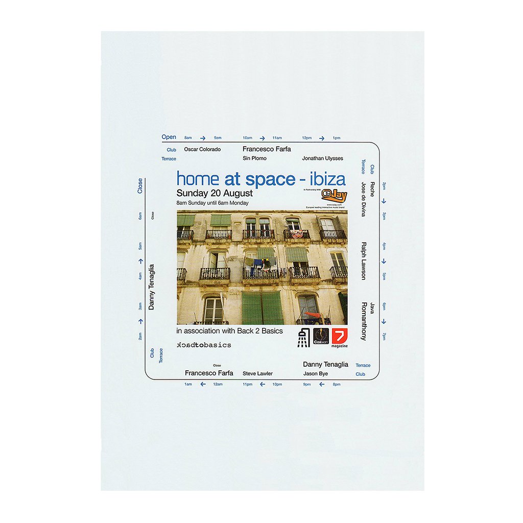 Danny Tenaglia Home At Space Ibiza A3 Framed Print-Danny Tenaglia-Essential Republik