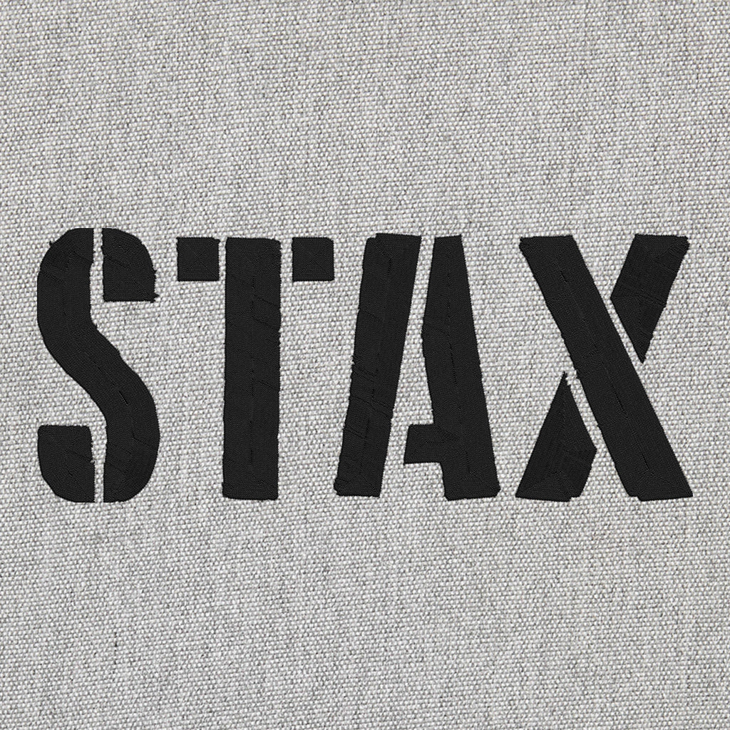 STAX Black Embroidered Logo Premium Fitted Cap-Danny Tenaglia-Essential Republik