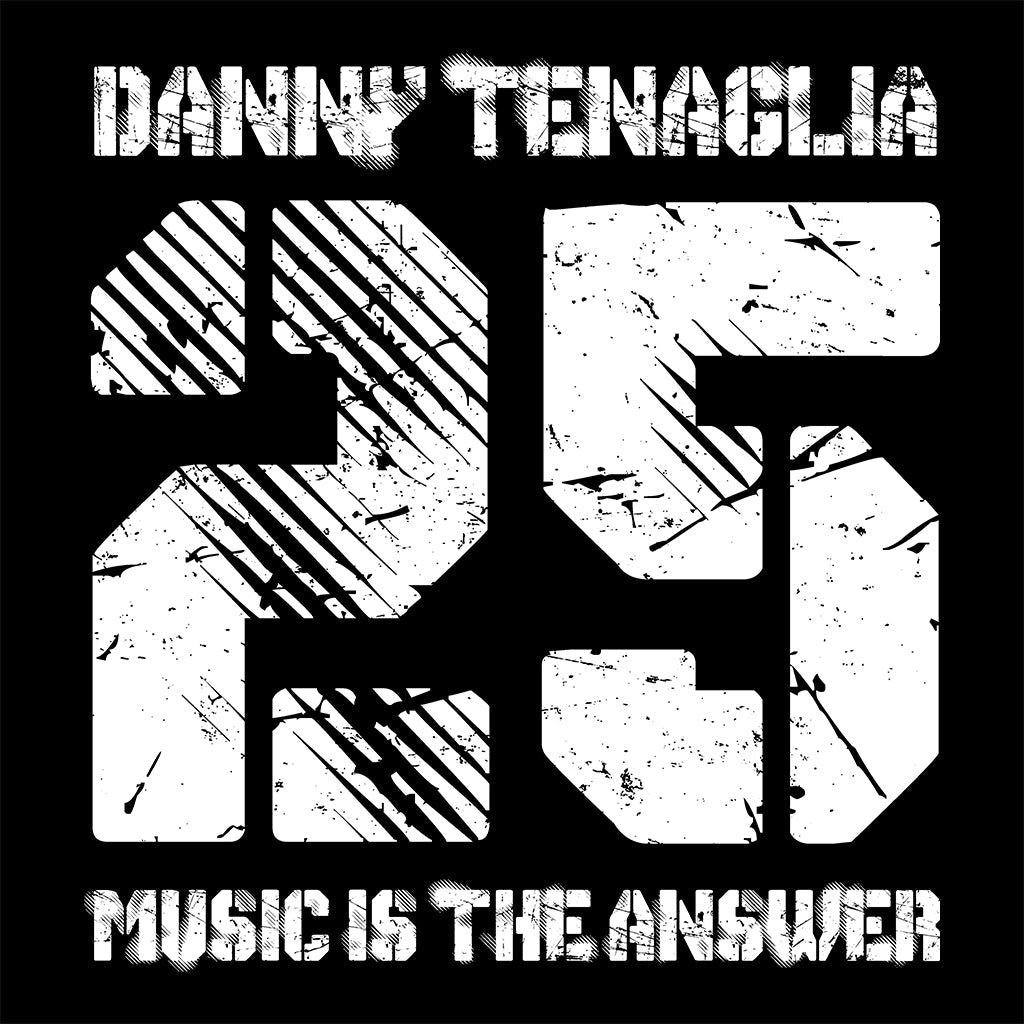 Danny Tenaglia 25 Music Is The Answer White Logo Unisex Iconic Sweatshirt-Danny Tenaglia-Essential Republik