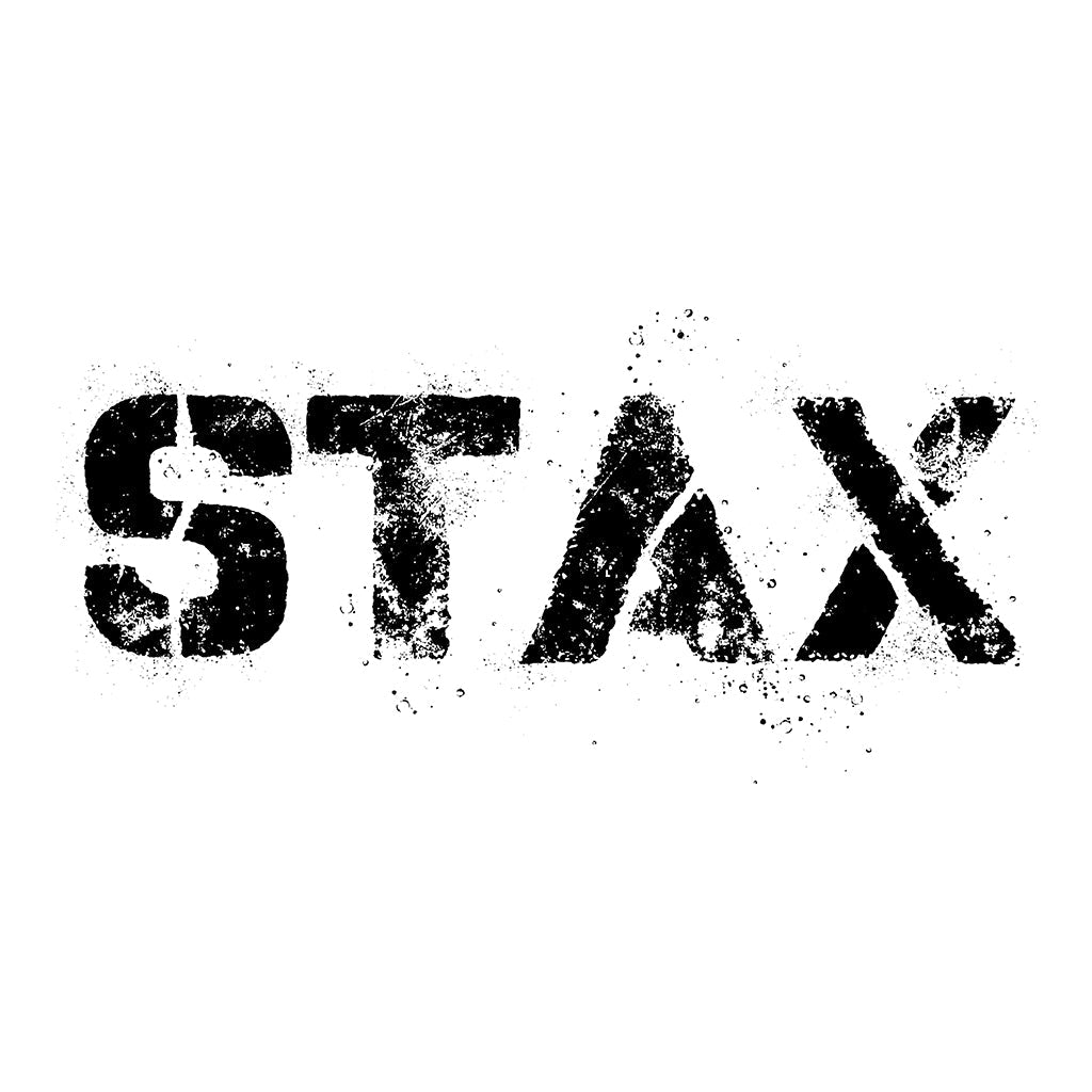 STAX Black Stencil Logo Unisex Iconic Sweatshirt-Danny Tenaglia-Essential Republik