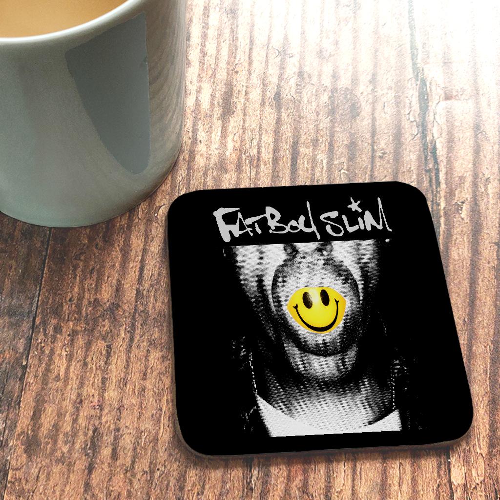 Fatboy Slim Smiley Mouth Coaster-Fatboy Slim-Essential Republik