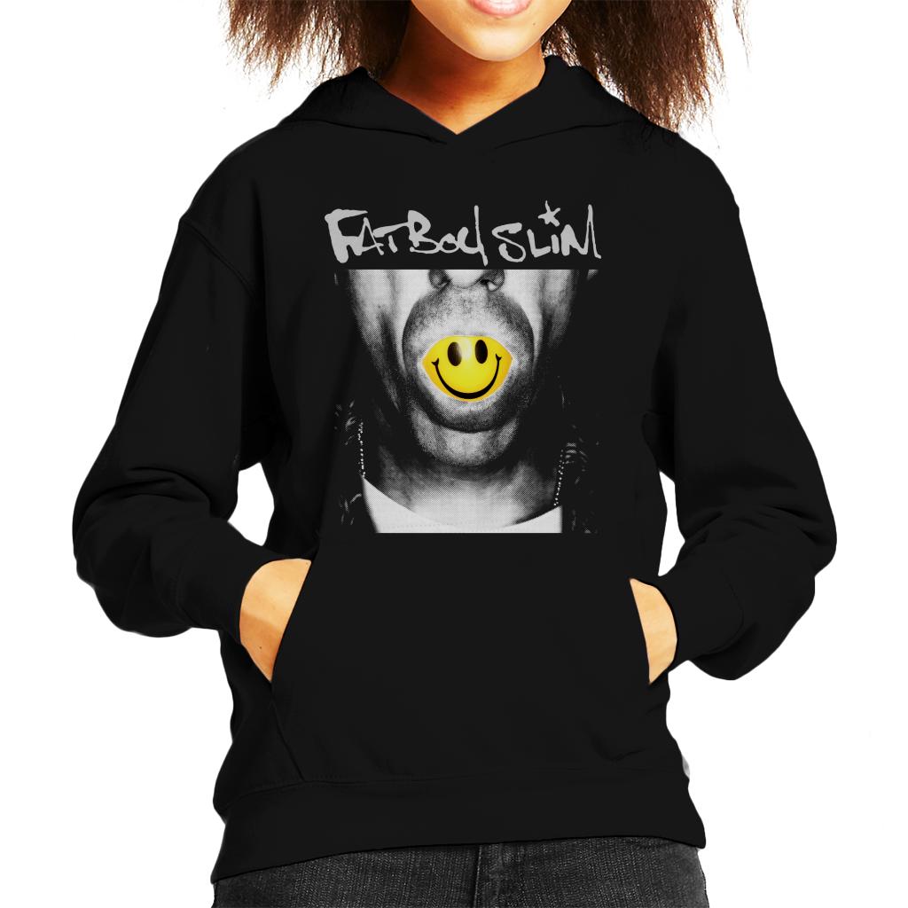 Fatboy Slim Smiley Mouth Kid's Hooded Sweatshirt-Fatboy Slim-Essential Republik