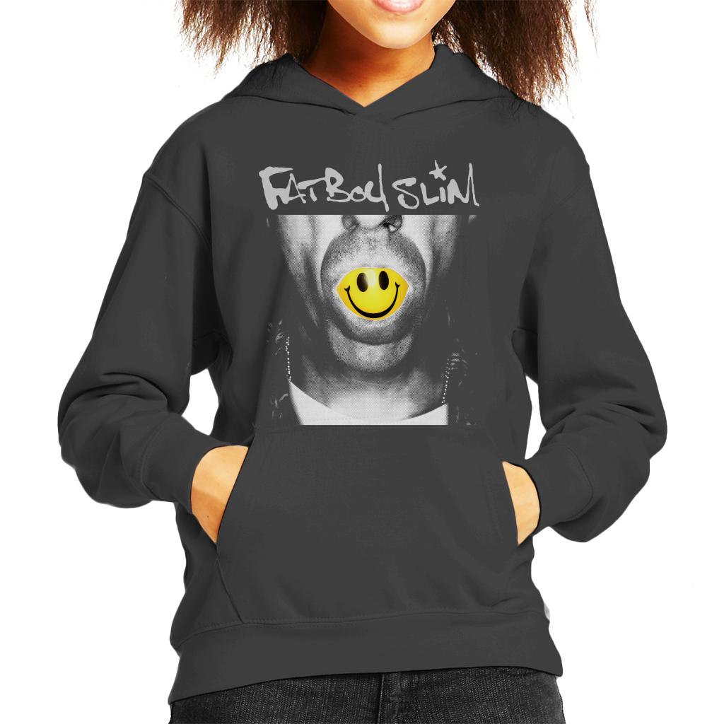 Fatboy Slim Smiley Mouth Kid's Hooded Sweatshirt-Fatboy Slim-Essential Republik