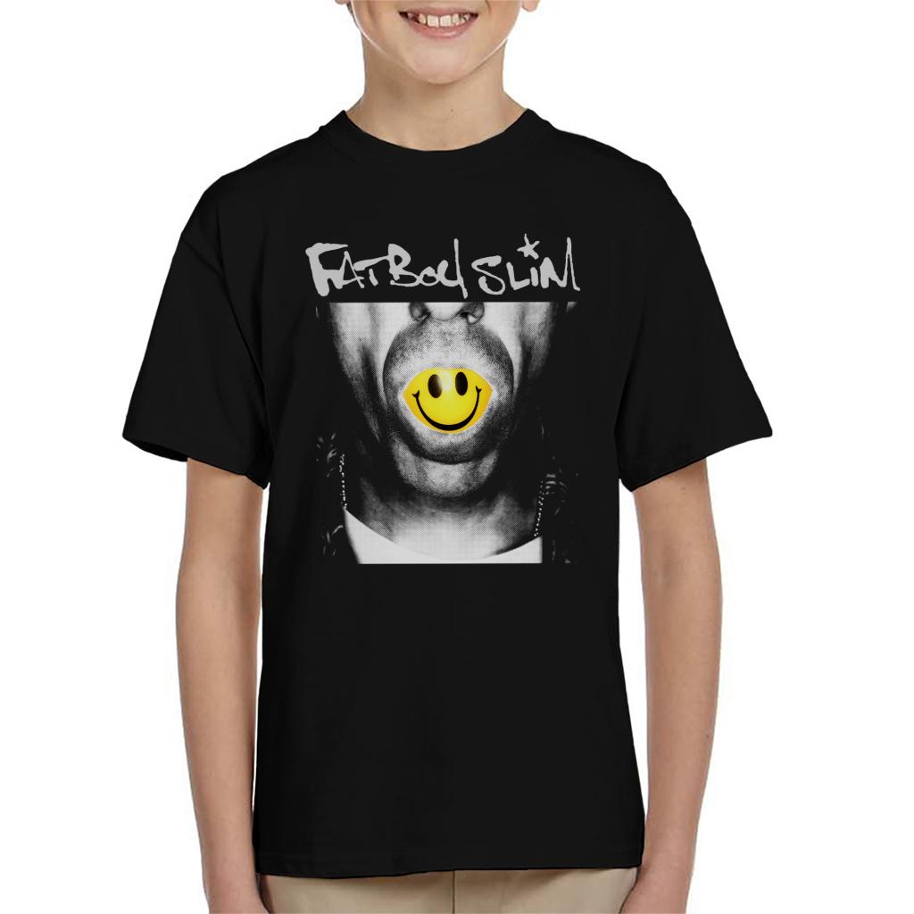 Fatboy Slim Smiley Mouth Kid's T-Shirt-Fatboy Slim-Essential Republik