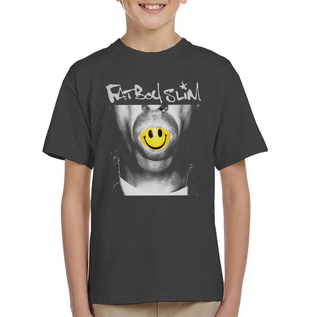 Fatboy Slim Smiley Mouth Kid's T-Shirt-Fatboy Slim-Essential Republik