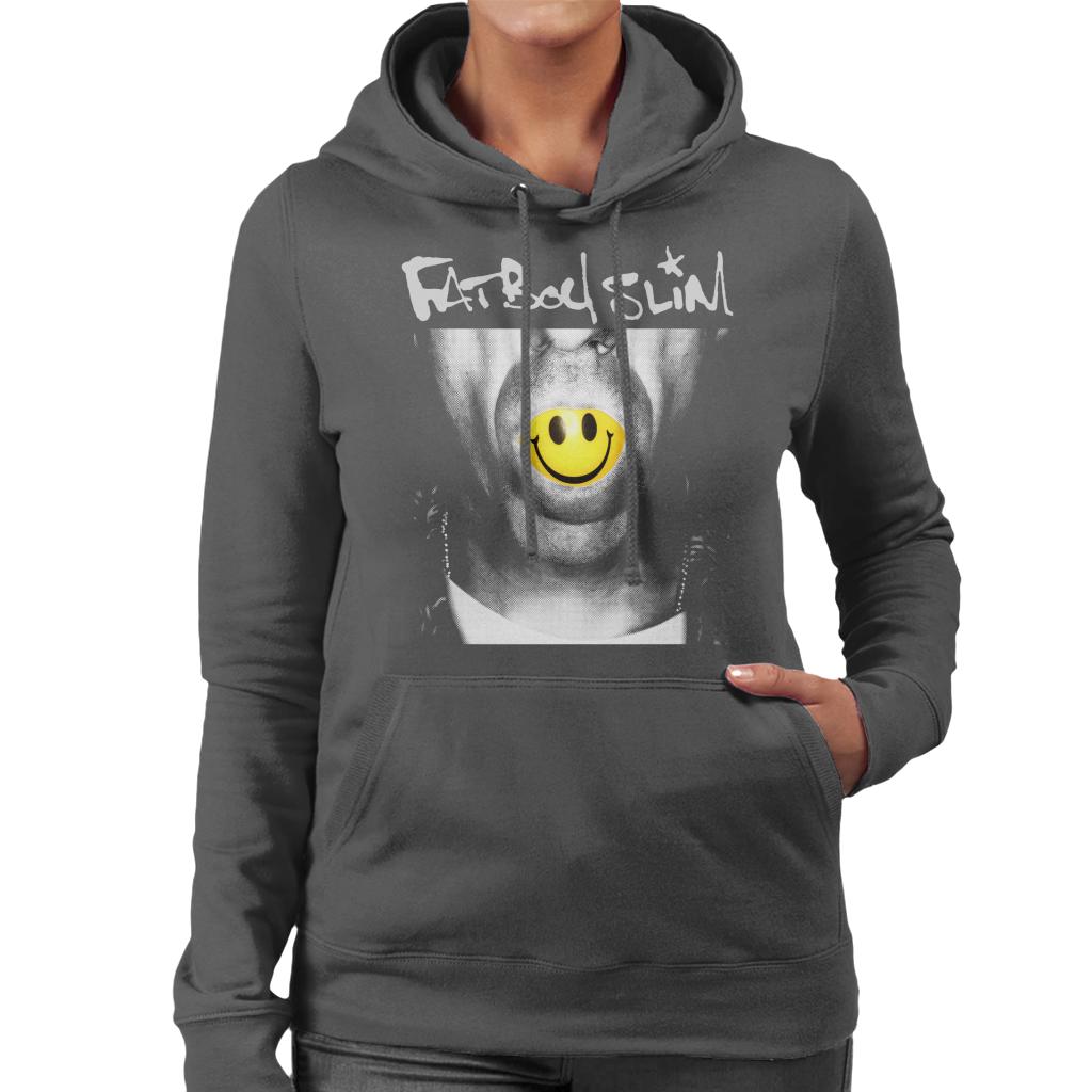 Fatboy Slim Smiley Mouth Women's Hooded Sweatshirt-Fatboy Slim-Essential Republik