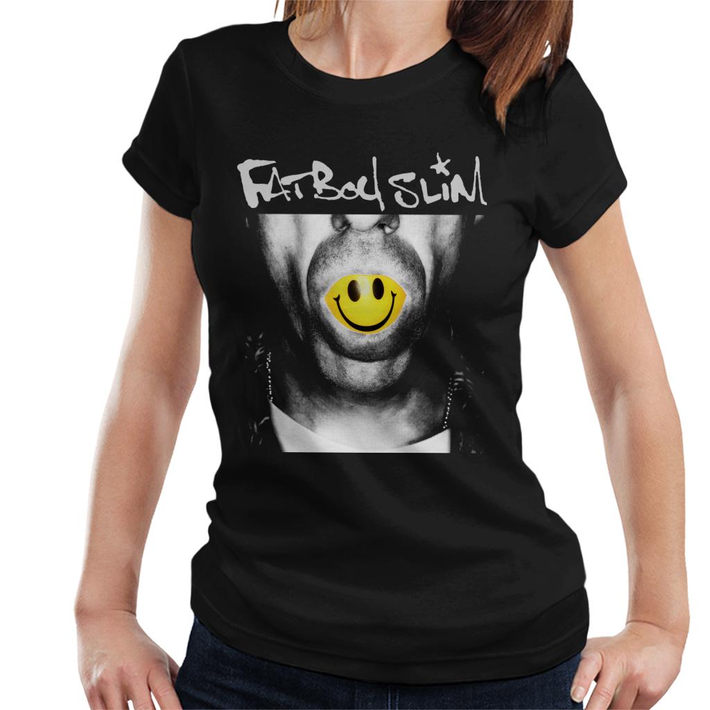 Fatboy Slim Smiley Mouth Women's T-Shirt-Fatboy Slim-Essential Republik
