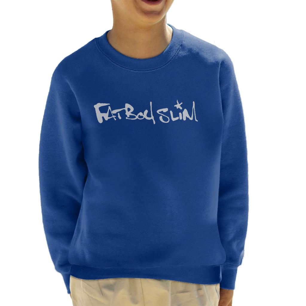 Fatboy Slim Classic Text Logo Kid's Sweatshirt-Fatboy Slim-Essential Republik