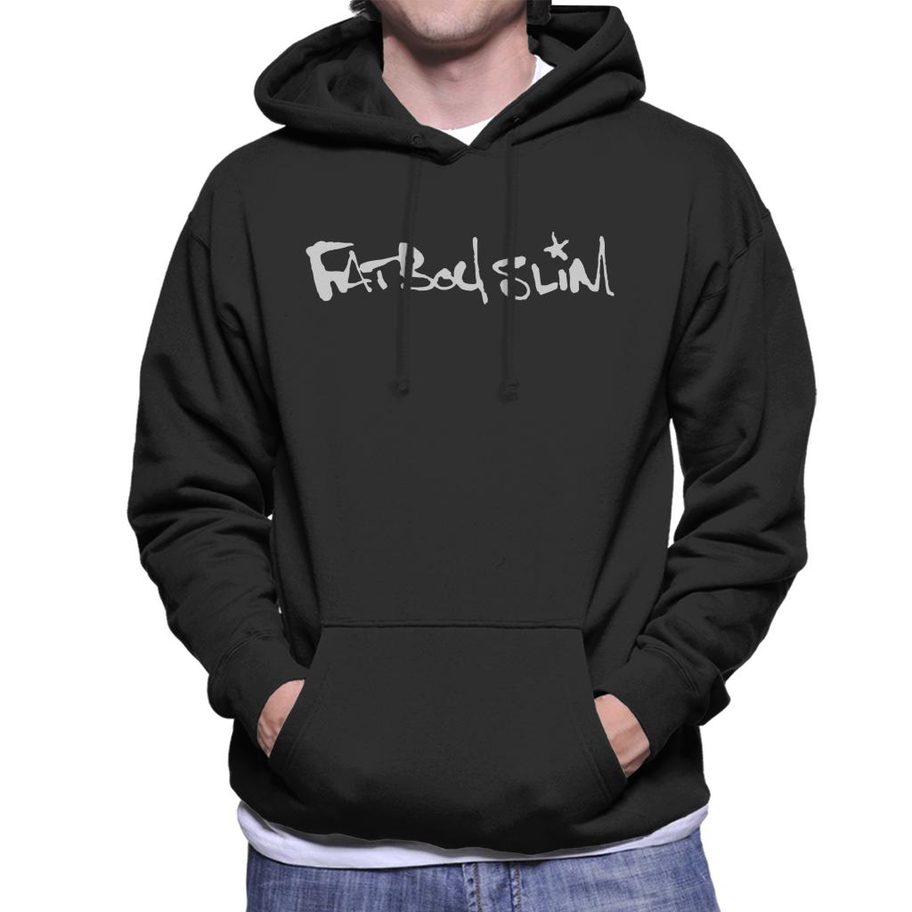 Fatboy Slim Classic Text Logo Men's Hooded Sweatshirt-Fatboy Slim-Essential Republik