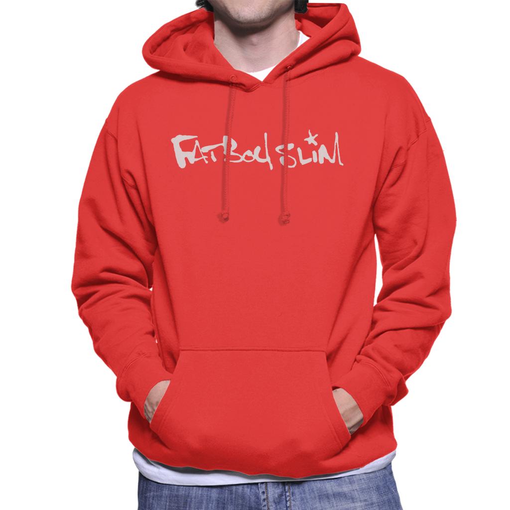 Fatboy Slim Classic Text Logo Men's Hooded Sweatshirt-Fatboy Slim-Essential Republik