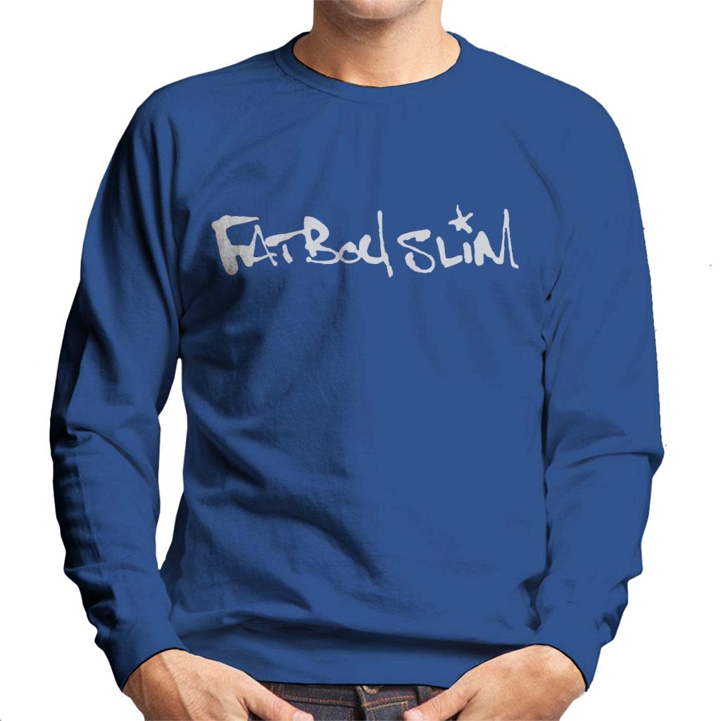 Fatboy Slim Classic Text Logo Men's Sweatshirt-Fatboy Slim-Essential Republik