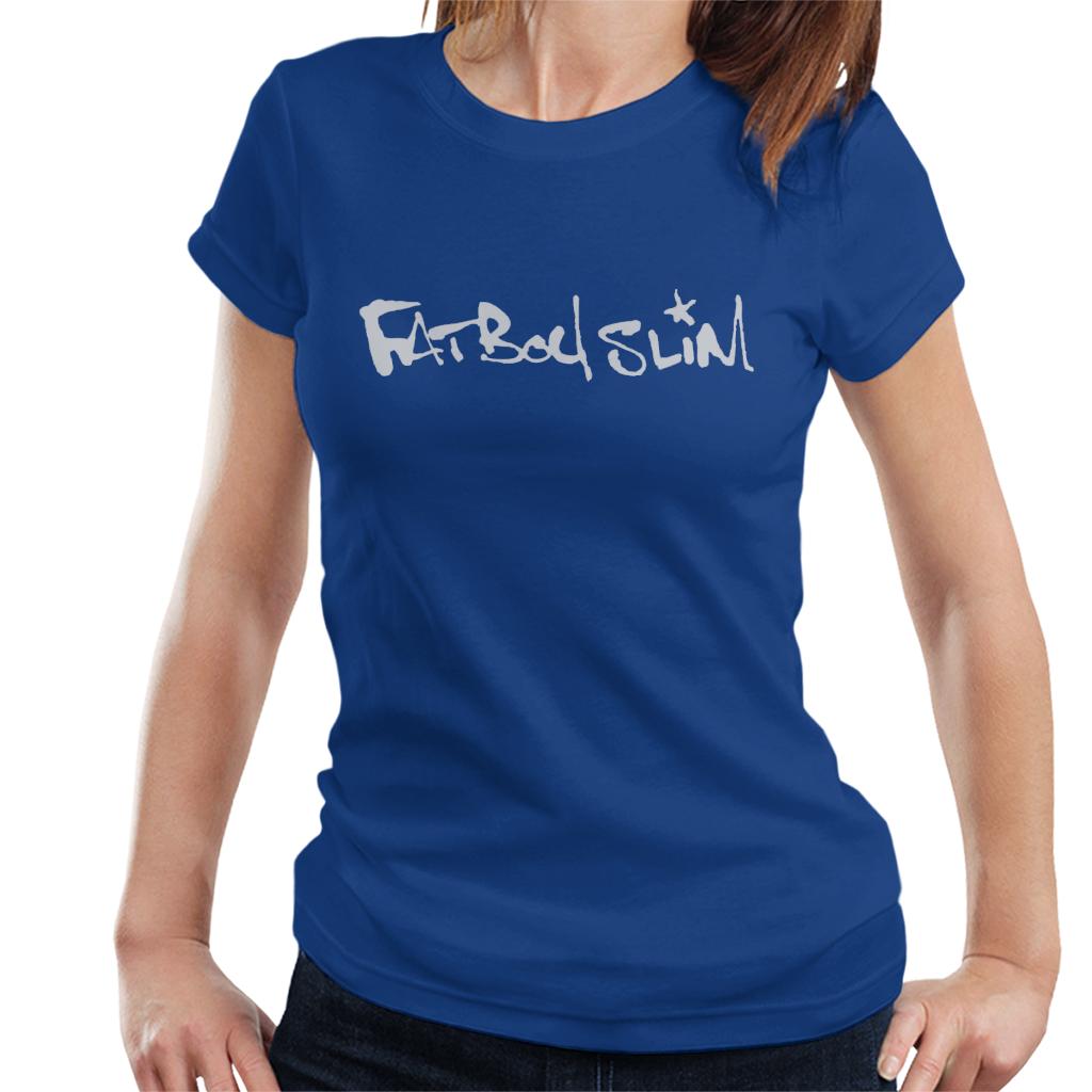 Fatboy Slim Classic Text Logo Women's T-Shirt-Fatboy Slim-Essential Republik