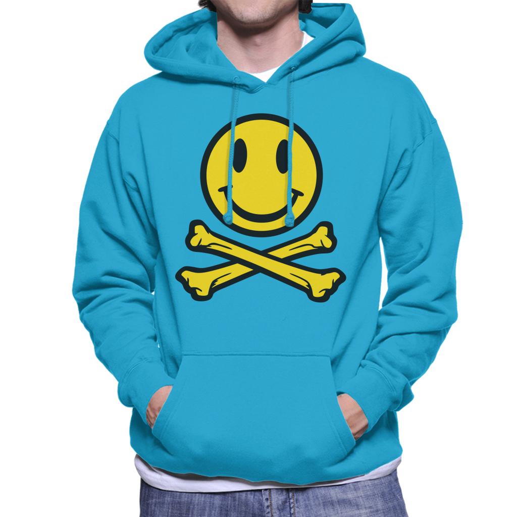 Fatboy Slim Smiley And Crossbones Men's Hooded Sweatshirt-Fatboy Slim-Essential Republik