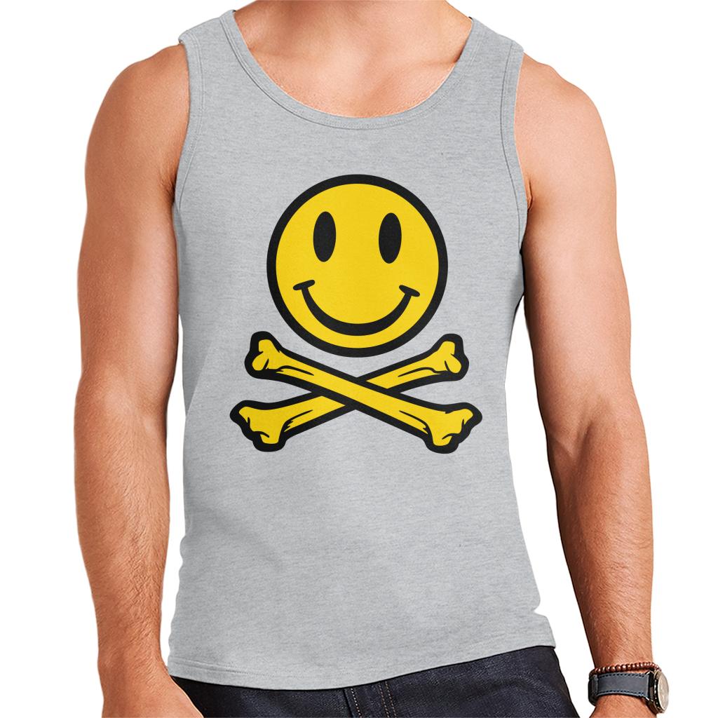 Fatboy Slim Smiley And Crossbones Men's Vest-Fatboy Slim-Essential Republik