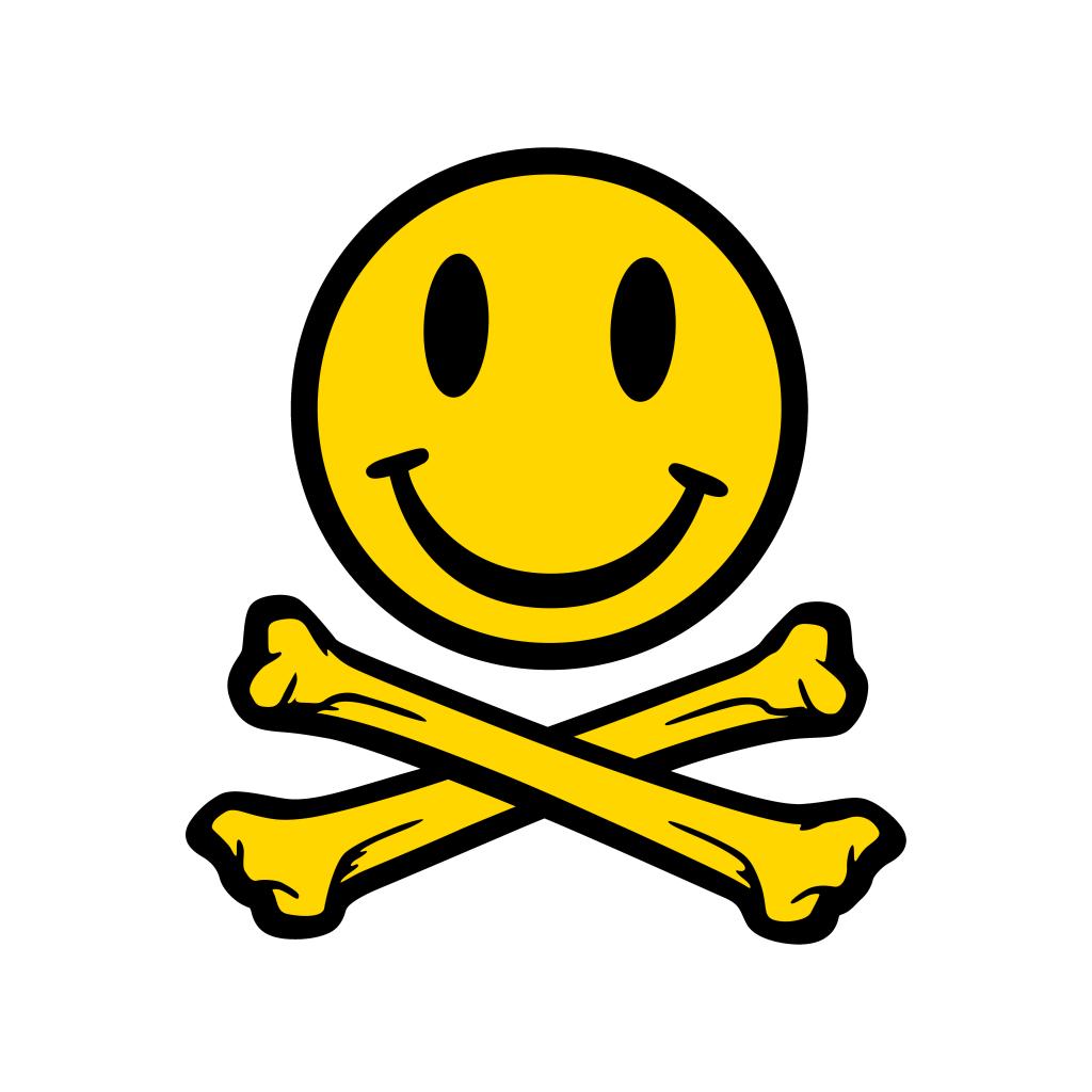 Fatboy Slim Smiley And Crossbones Beach Towel-Fatboy Slim-Essential Republik