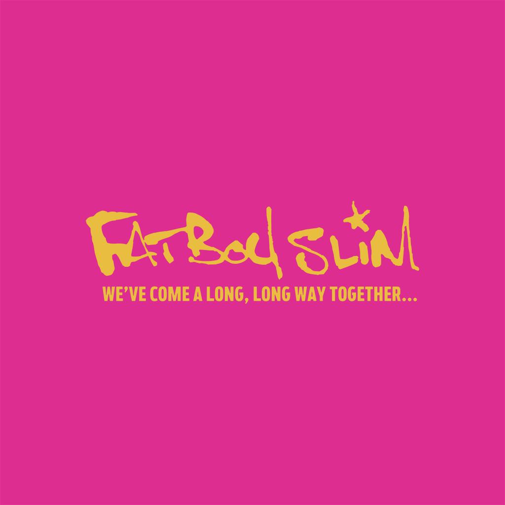 Fatboy Slim We've Come A Long Long Way Text Logo Coaster-Fatboy Slim-Essential Republik