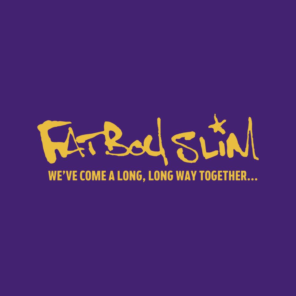 Fatboy Slim We've Come A Long Long Way Text Logo Kid's Varsity Jacket-Fatboy Slim-Essential Republik