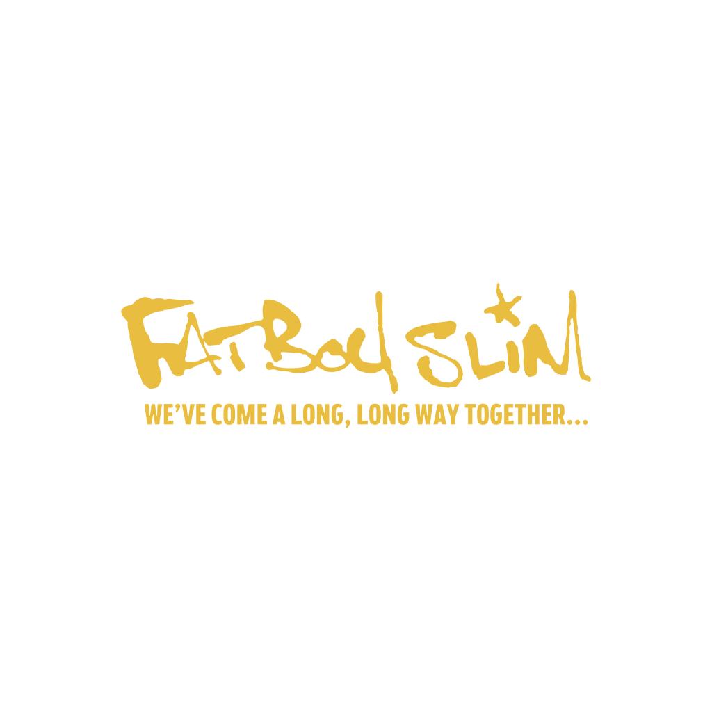 Fatboy Slim We've Come A Long Long Way Text Logo Coaster-Fatboy Slim-Essential Republik