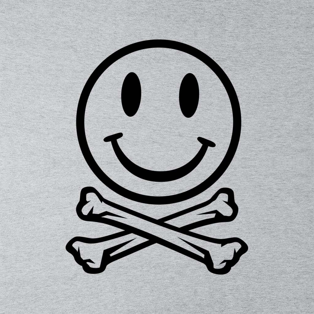 Fatboy Slim Clear Smiley Face And Crossbones Kid's Hooded Sweatshirt-Fatboy Slim-Essential Republik
