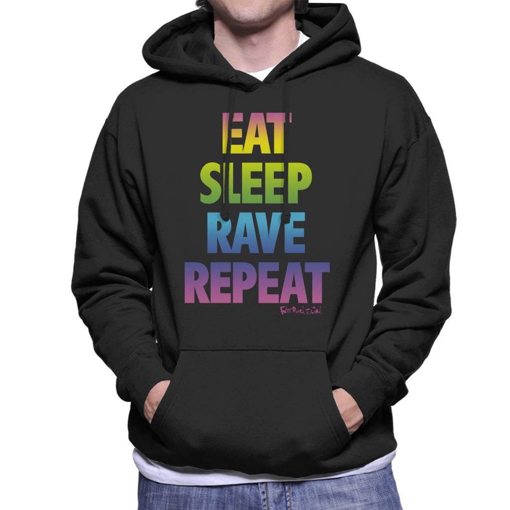 Fatboy Slim Eat Sleep Rave Repeat Men's Hooded Sweatshirt-Fatboy Slim-Essential Republik