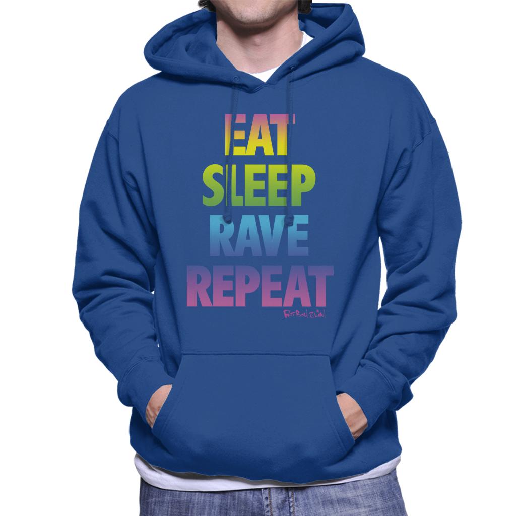 Fatboy Slim Eat Sleep Rave Repeat Men's Hooded Sweatshirt-Fatboy Slim-Essential Republik