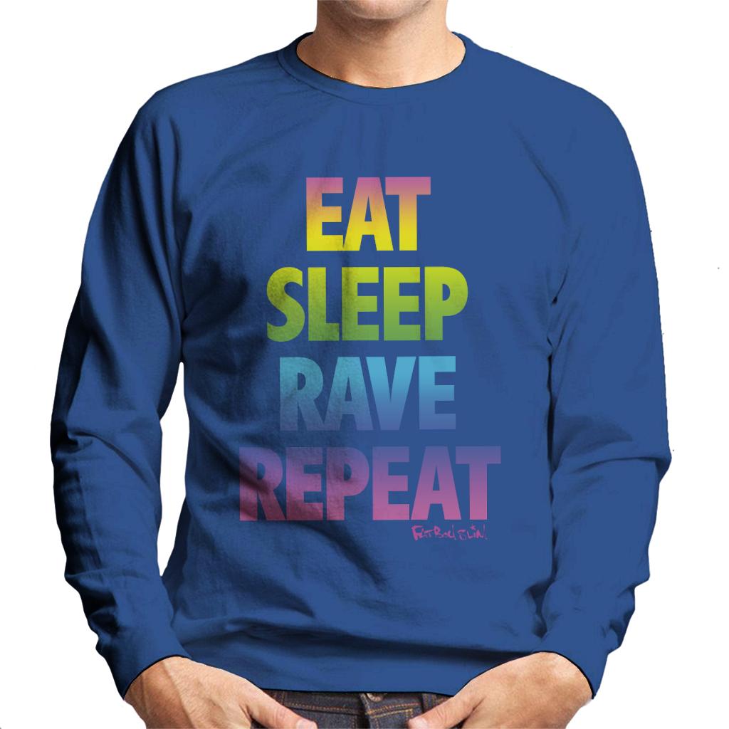 Fatboy Slim Eat Sleep Rave Repeat Men's Sweatshirt-Fatboy Slim-Essential Republik