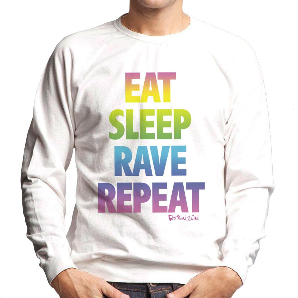 Fatboy Slim Eat Sleep Rave Repeat Men's Sweatshirt-Fatboy Slim-Essential Republik