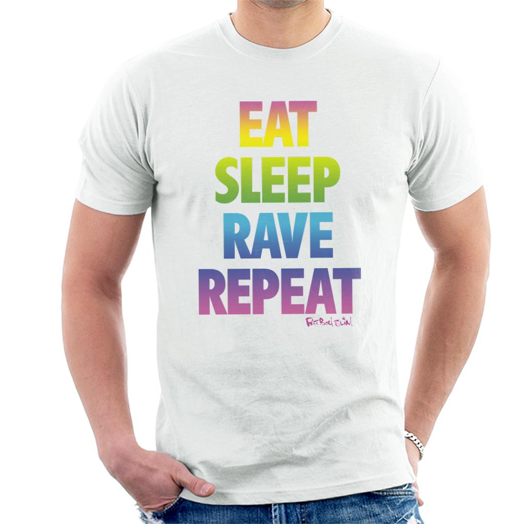 Fatboy Slim Eat Sleep Rave Repeat Men's T-Shirt-Fatboy Slim-Essential Republik