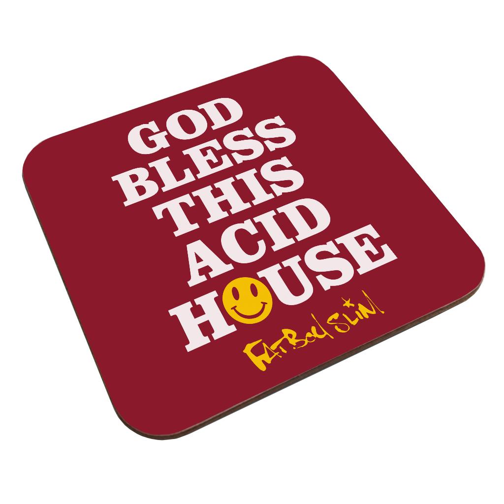 Fatboy Slim God Bless This Acid House Coaster-Fatboy Slim-Essential Republik