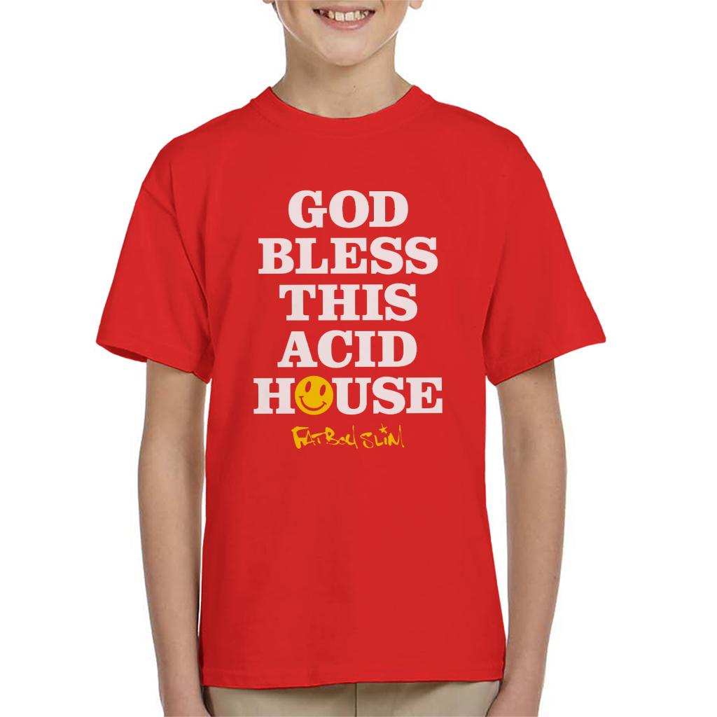 Fatboy Slim God Bless This Acid House Kid's T-Shirt-Fatboy Slim-Essential Republik