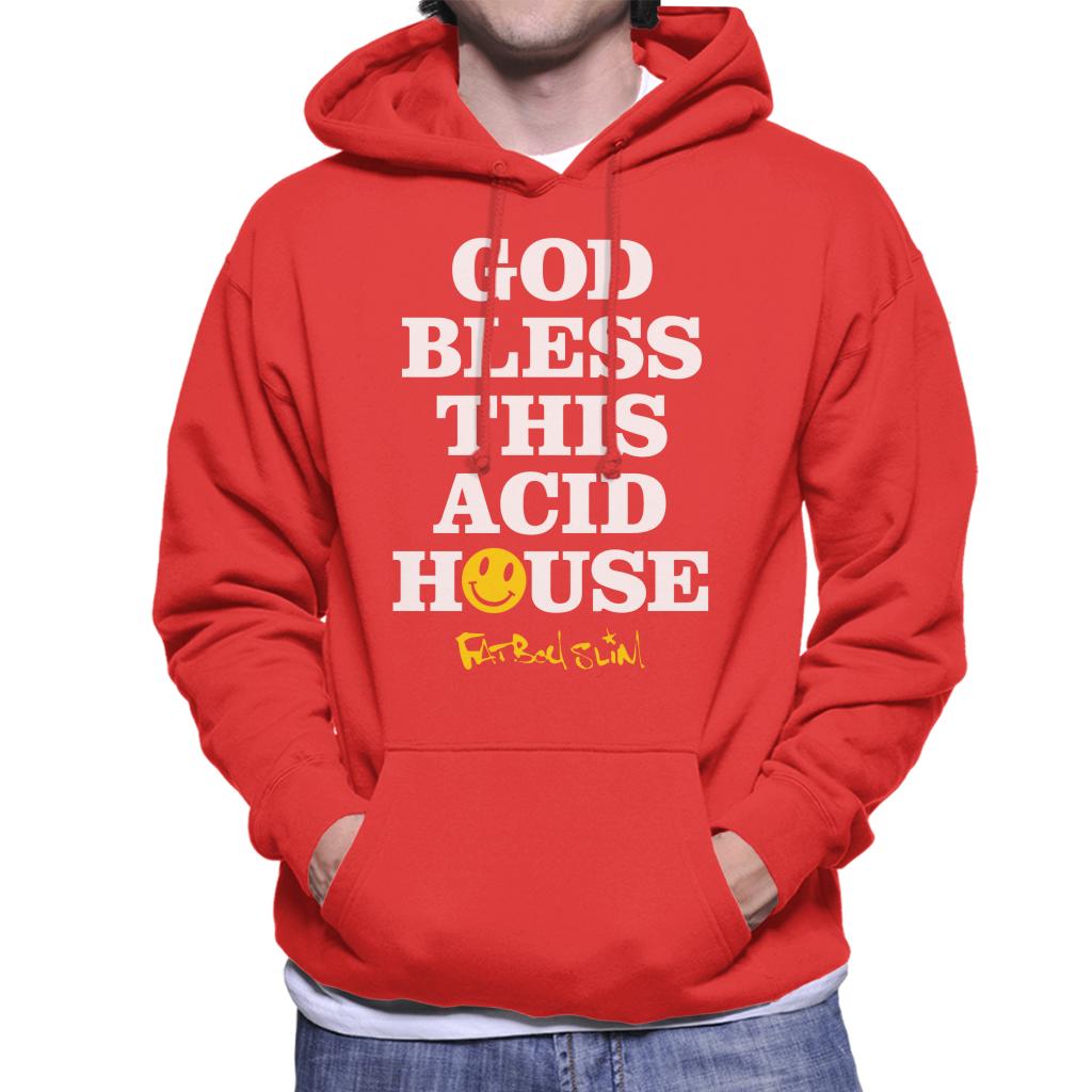 Fatboy Slim God Bless This Acid House Men's Hooded Sweatshirt-Fatboy Slim-Essential Republik