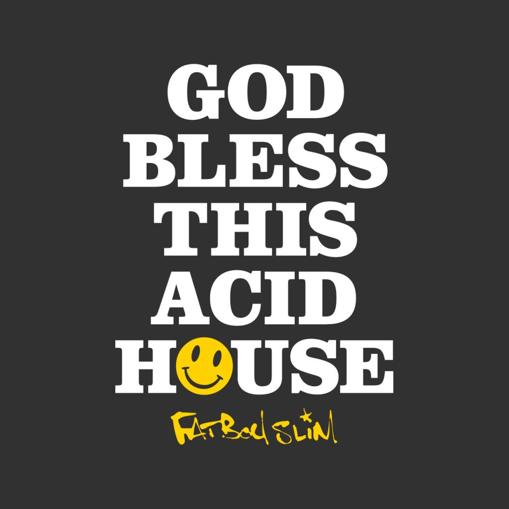 Fatboy Slim God Bless This Acid House Men's T-Shirt-Fatboy Slim-Essential Republik