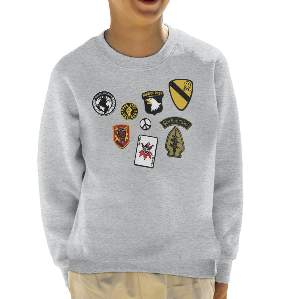 Fatboy Slim Track Badges Kid's Sweatshirt-Fatboy Slim-Essential Republik