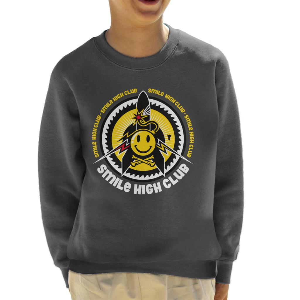 Fatboy Slim Smile High Club Kid's Sweatshirt-Fatboy Slim-Essential Republik