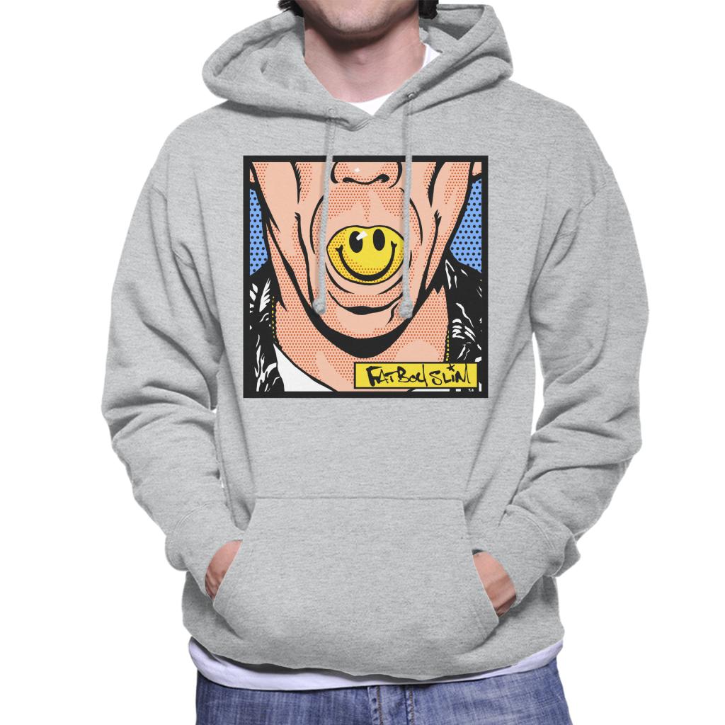 Fatboy Slim Smiley Mouth Pop Art Men's Hooded Sweatshirt-Fatboy Slim-Essential Republik