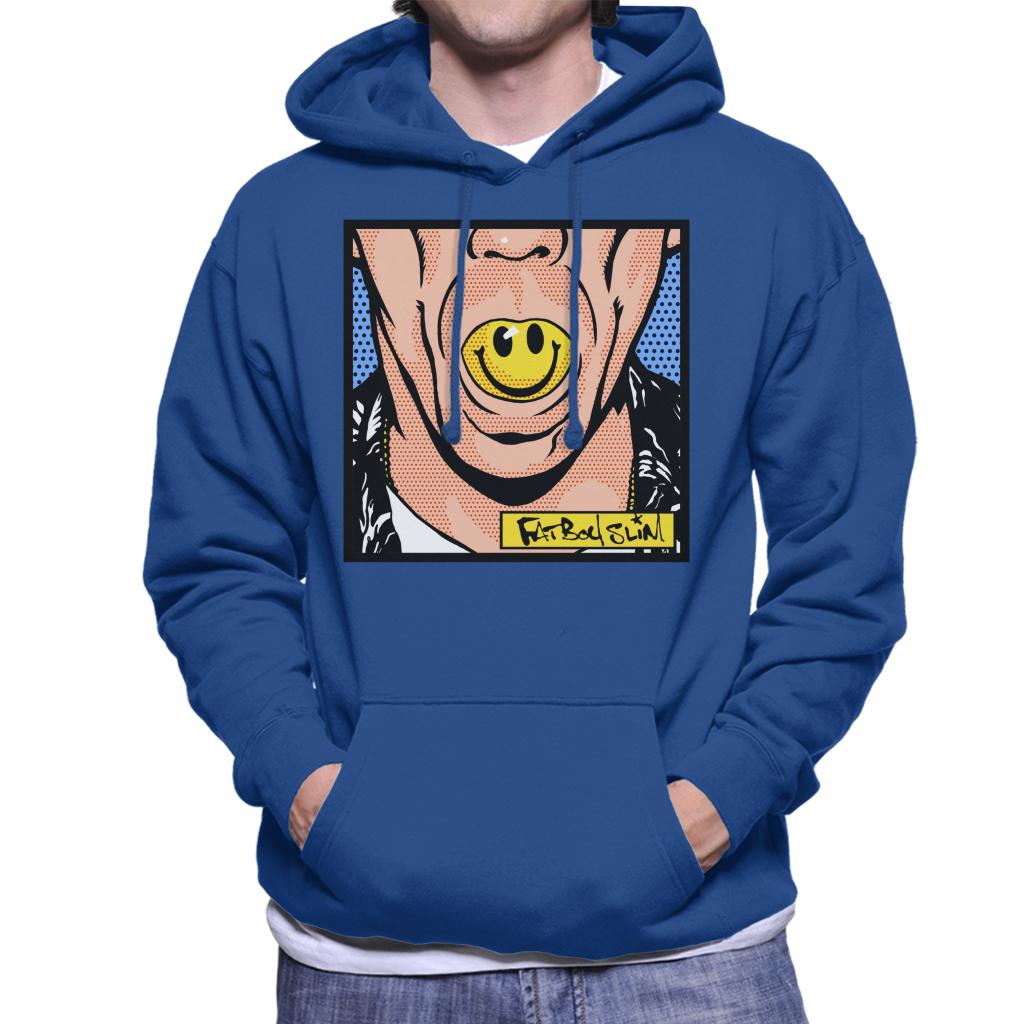 Fatboy Slim Smiley Mouth Pop Art Men's Hooded Sweatshirt-Fatboy Slim-Essential Republik