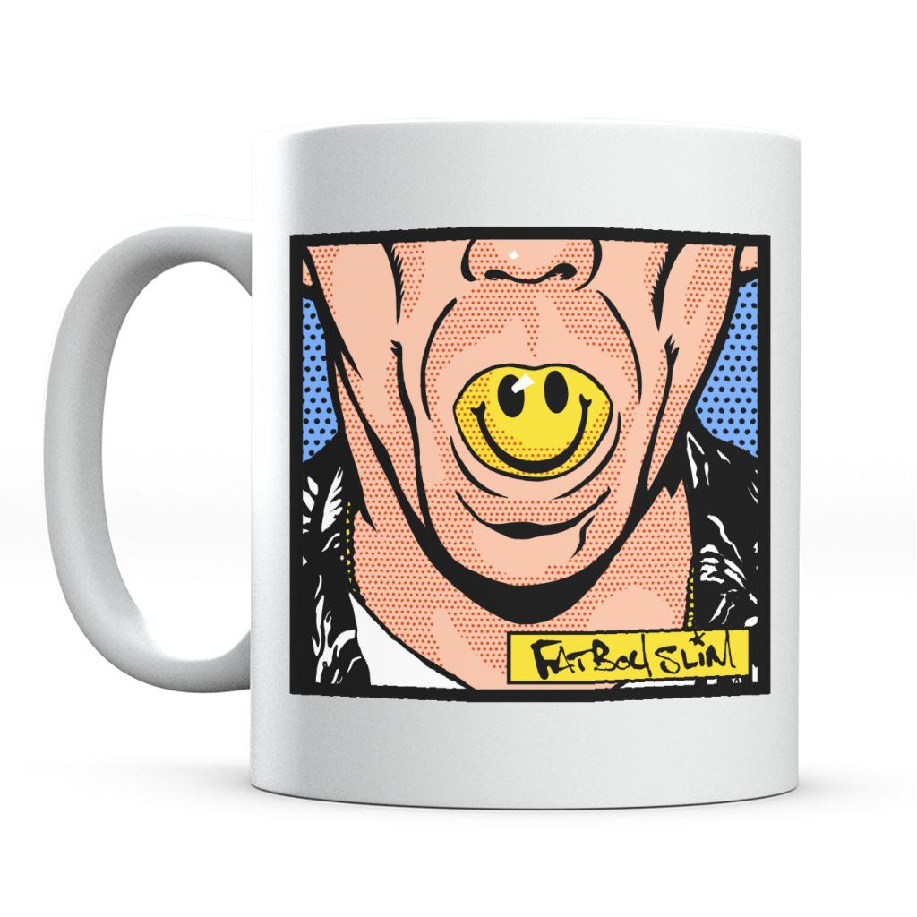 Fatboy Slim Smiley Mouth Pop Art Mug-Fatboy Slim-Essential Republik