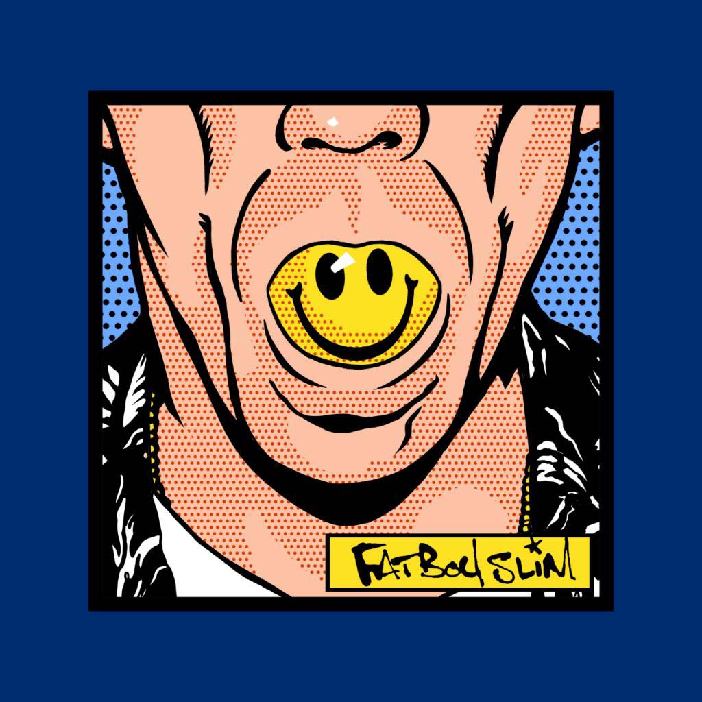 Fatboy Slim Smiley Mouth Pop Art Men's Sweatshirt-Fatboy Slim-Essential Republik
