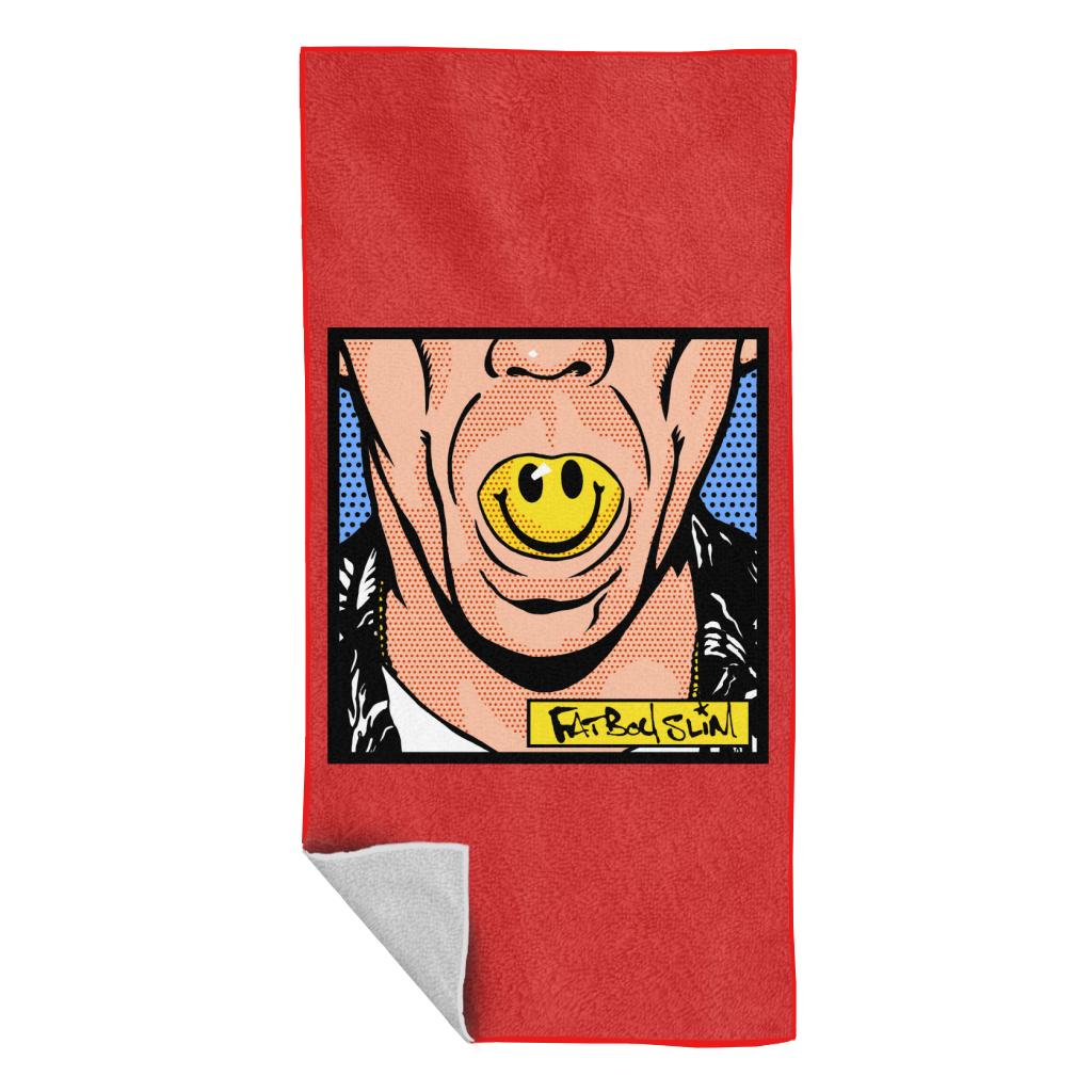 Fatboy Slim Smiley Mouth Pop Art Beach Towel-Fatboy Slim-Essential Republik