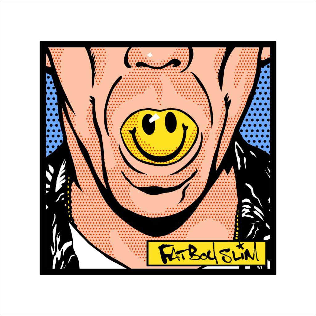 Fatboy Slim Smiley Mouth Pop Art Men's Sweatshirt-Fatboy Slim-Essential Republik