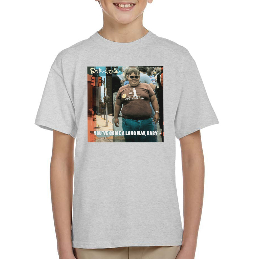 Fatboy Slim You've Come A Long Way Baby Album Cover Kid's T-Shirt-Fatboy Slim-Essential Republik