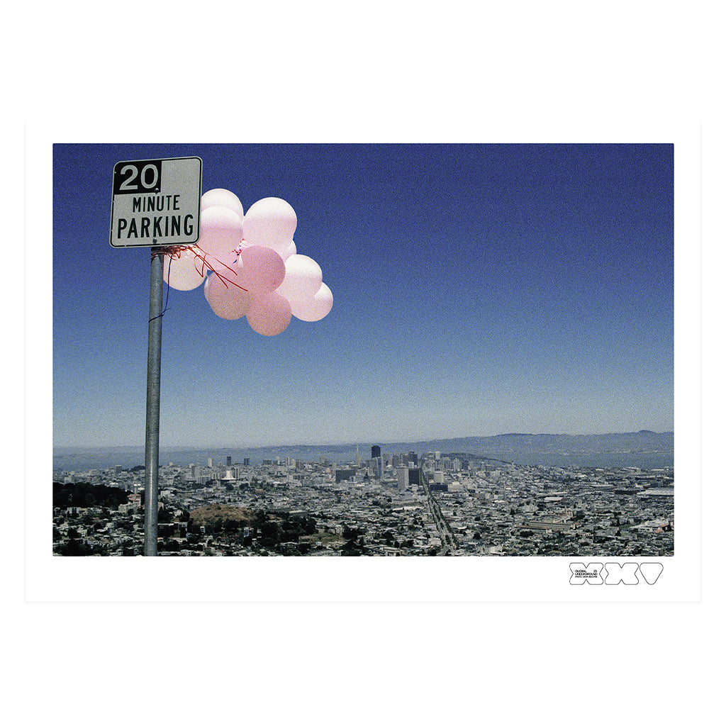 Global Underground XXV Art Print – San Francisco Balloons A3 Print (Framed or Unframed)-Global Underground-Essential Republik