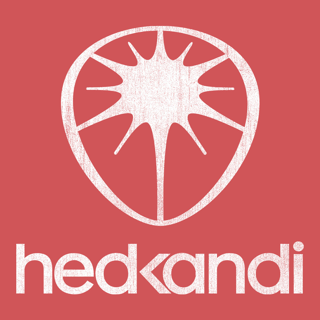 Hedkandi White Distressed Modern Logo Unisex Connector Zip-Through Hoodie-Hedkandi-Essential Republik
