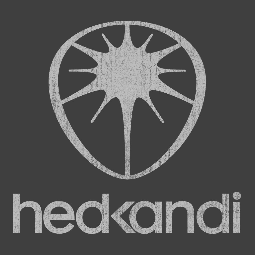 Hedkandi Grey Distressed Modern Logo Women's Casual T-Shirt-Hedkandi-Essential Republik
