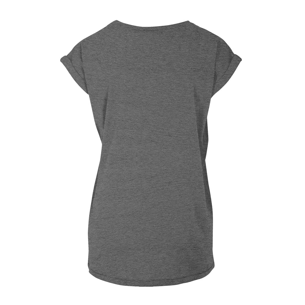 Hedkandi Grey Distressed Modern Logo Women's Casual T-Shirt-Hedkandi-Essential Republik