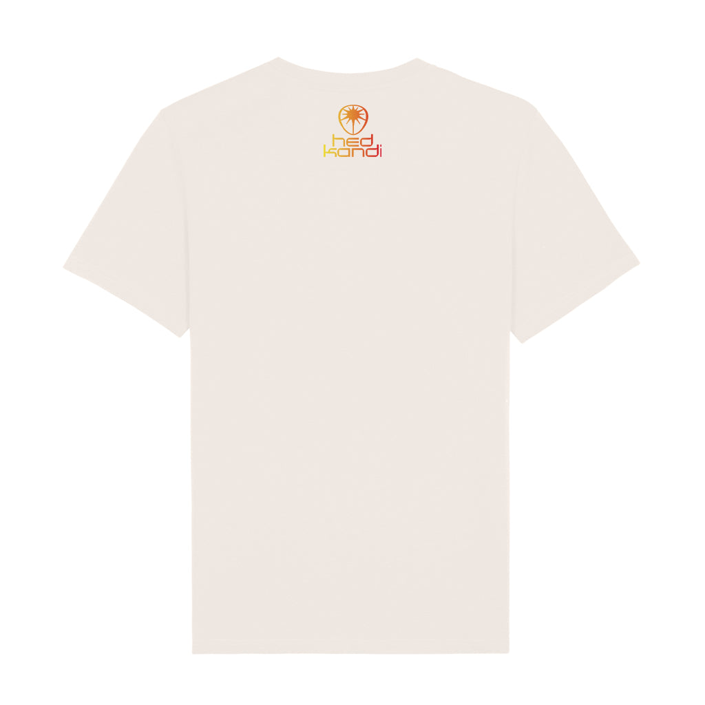 Hedkandi Yellow And Red Disco Kandi Unisex Organic T-Shirt-Hedkandi-Essential Republik