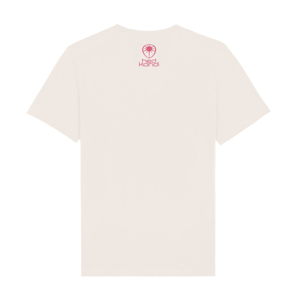 Hedkandi Is The Music Pink Unisex Organic T-Shirt-Hedkandi-Essential Republik
