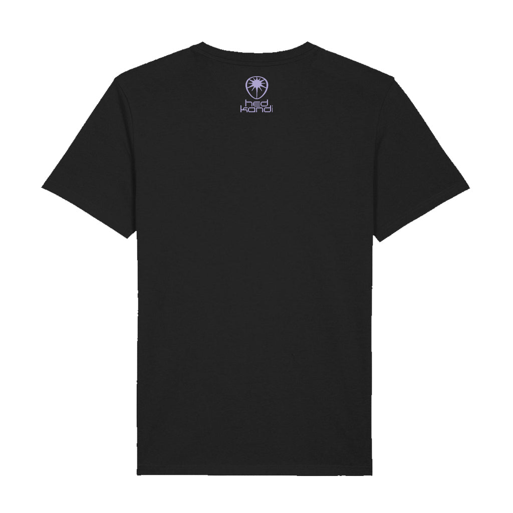 Hedkandi Neon Purple Never Fade Unisex Organic T-Shirt-Hedkandi-Essential Republik