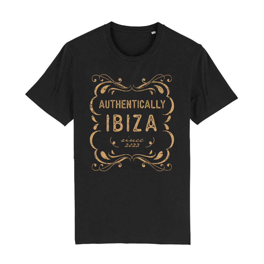Authentically Ibiza Since 2022 Unisex Organic T-Shirt-White Isle-Essential Republik